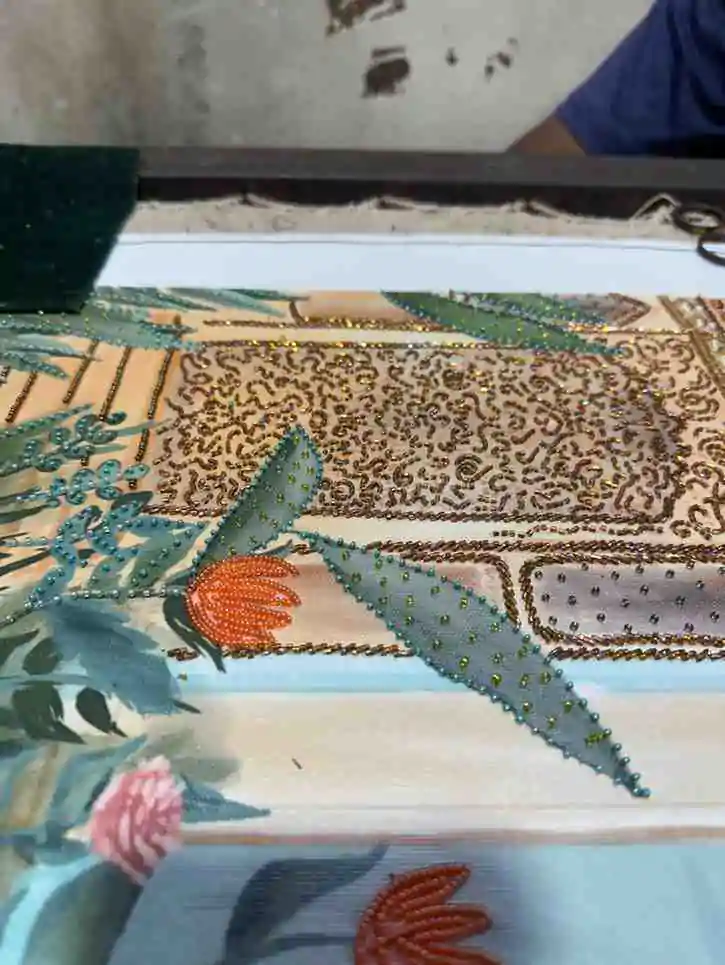 Embroidered Interior Panels