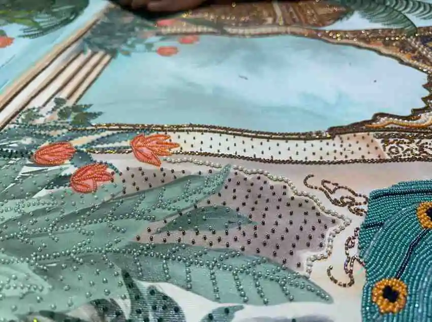 Embroidered Interior Panels